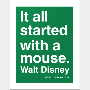 It all started with a mouse..... Posters and Art